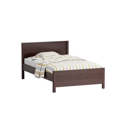 Picture of Wooden Bed Item Name: BDH-354-3-1-20(Single)