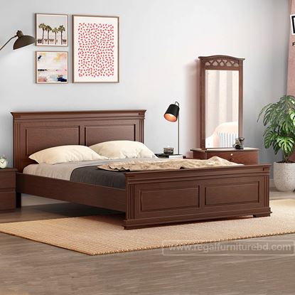 Picture of Wooden Bed Item Name: BDH-333-3-1-20