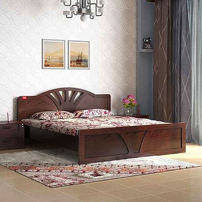 Picture of Wooden Bed Item Name: BDH-320-3-1-20