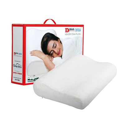 Picture of APEX FOAM Orthopedic Contour Memory Foam Pillow (20 X13.5 ) - Imported Fabric