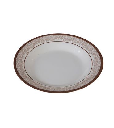 Picture of 9" Soup Plate Golden Leaf-perpis