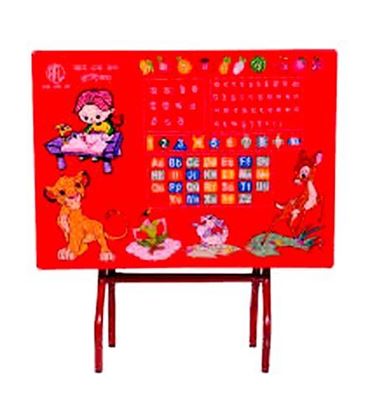 Picture of Baby Reading Table St/Leg ABC-Red