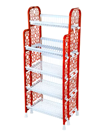 Picture of Mrs. Rack 5 Step W/O Tray - Red