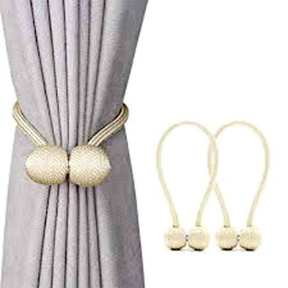 Picture of Magnetic Pearl Ball Curtain Tie Back (2 rear sets)